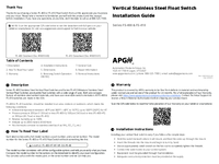 Thumbnail of document Guide - FS-400 Vertical Float Switch